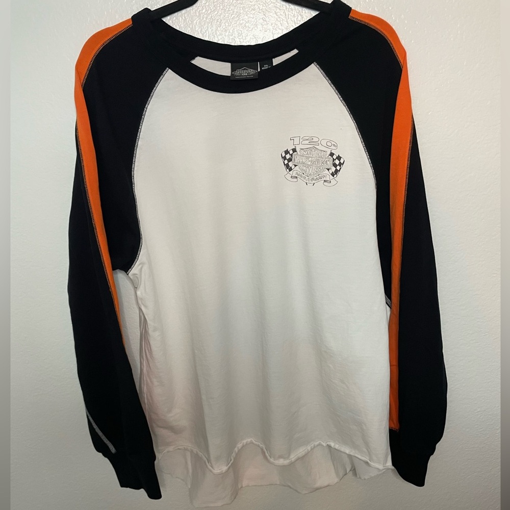 Harley-Davidson women's 120th Anniversary long sleeve knit top